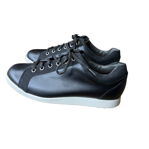 ⛳ FootJoy Contour Casual Golf Shoes Black Leather Men’s 7.5 XW Wide Comfort ⛳ - Picture 1 of 6